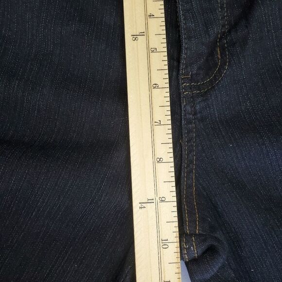 COS Jeans Black Denim Straight Leg Hi-Rise Black Embroidery Sequins Size 8P - Picture 14 of 16